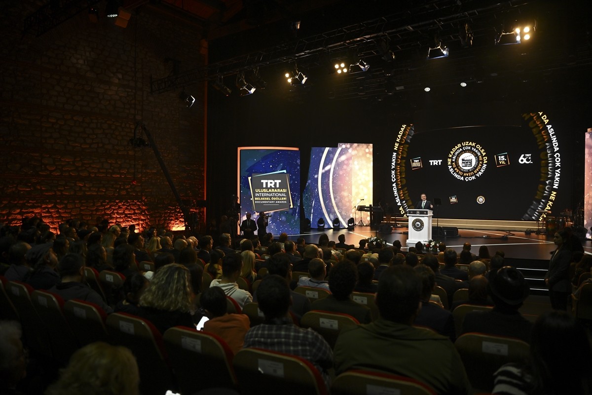 Cumhurbaşkanlığı İletişim Başkanı Fahrettin Altun, Fişekhane'de düzenlenen '15. TRT Uluslararası...