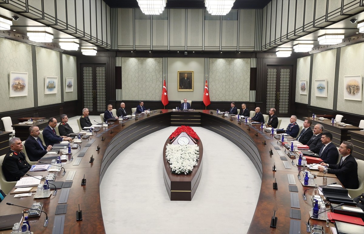 Milli Güvenlik Kurulu (MGK), Cumhurbaşkanı Recep Tayyip Erdoğan başkanlığında toplandı.