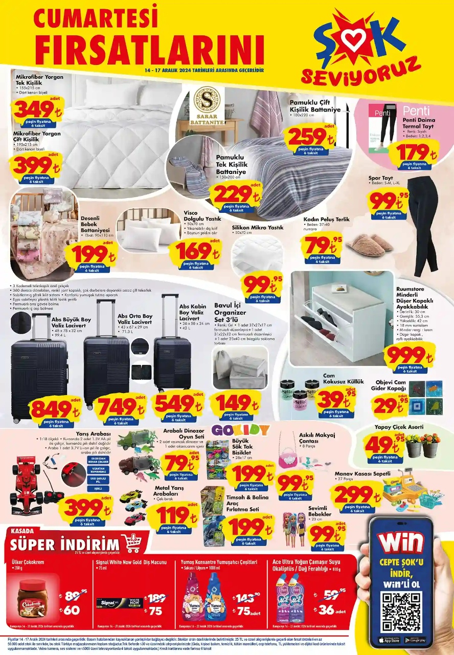 ŞOK Market'te Büyük İndirimler Başlıyor: 14 Aralık Kataloğu Açıklandı!