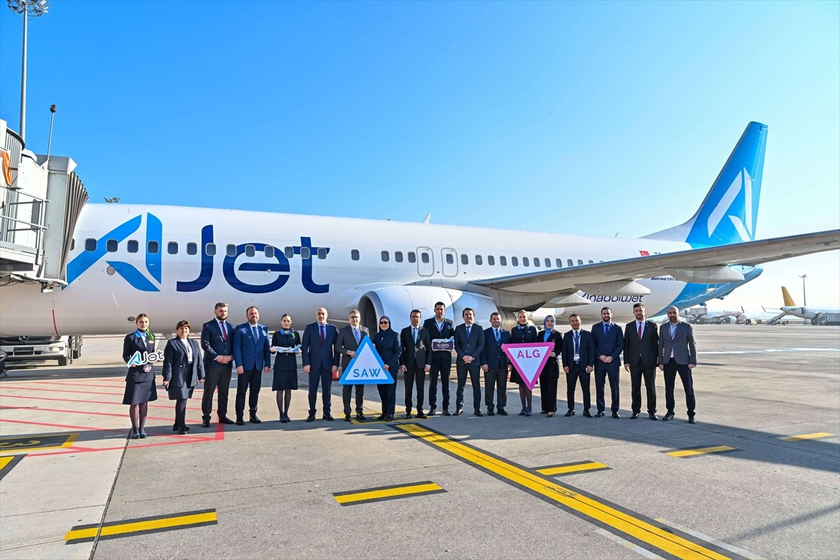 AJet, Kuzey Afrika'da büyüme hedefi doğrultusunda yeni yılın ilk hat açılışını Sabiha Gökçen...