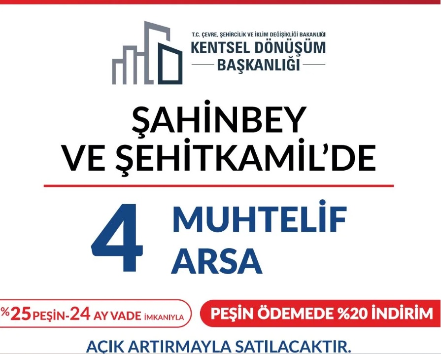 Bakanlık'tan Gaziantep'e Ucuza Arsa Satışı Müjdesi