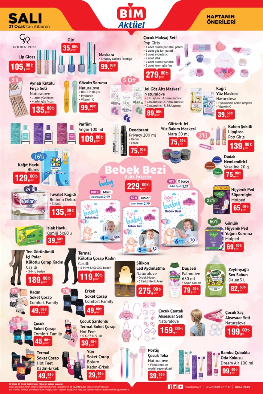 BİM 21 Ocak 2025'te 5 KG'sı 158 TL'ye Satışa Sunuyor!