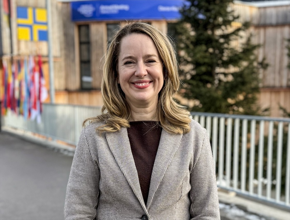 Birleşmiş Milletler (BM) Uluslararası Göç Örgütü (IOM) Genel Direktörü Amy Pope, Dünya Ekonomik...