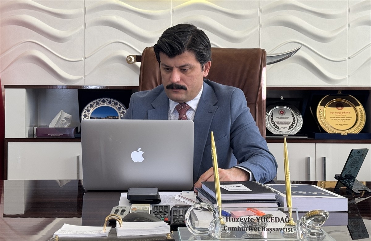 Çankırı Cumhuriyet Başsavcısı Huzeyfe Yücedağ, Anadolu Ajansının (AA) gözünden 2024'e damga vuran...