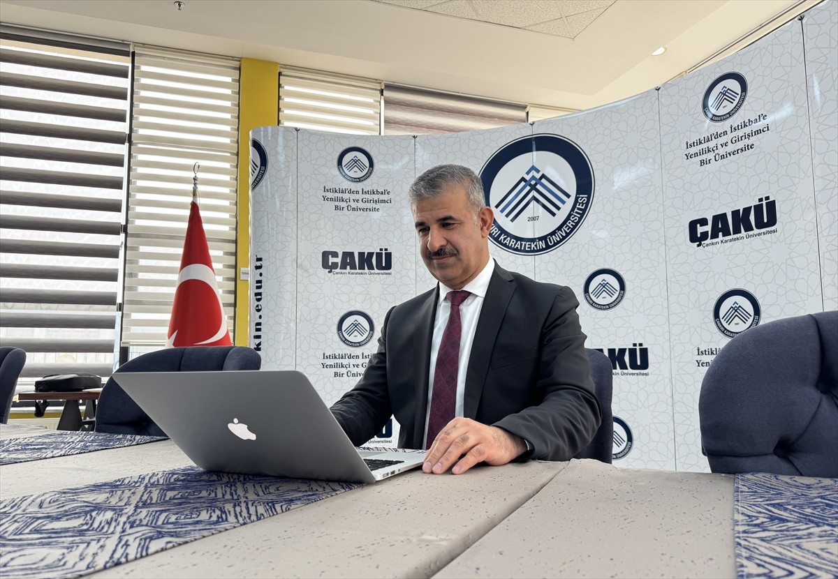  Çankırı Karatekin Üniversitesi (ÇAKÜ) Rektörü Prof. Dr. Harun Çiftçi, Anadolu Ajansının (AA)...