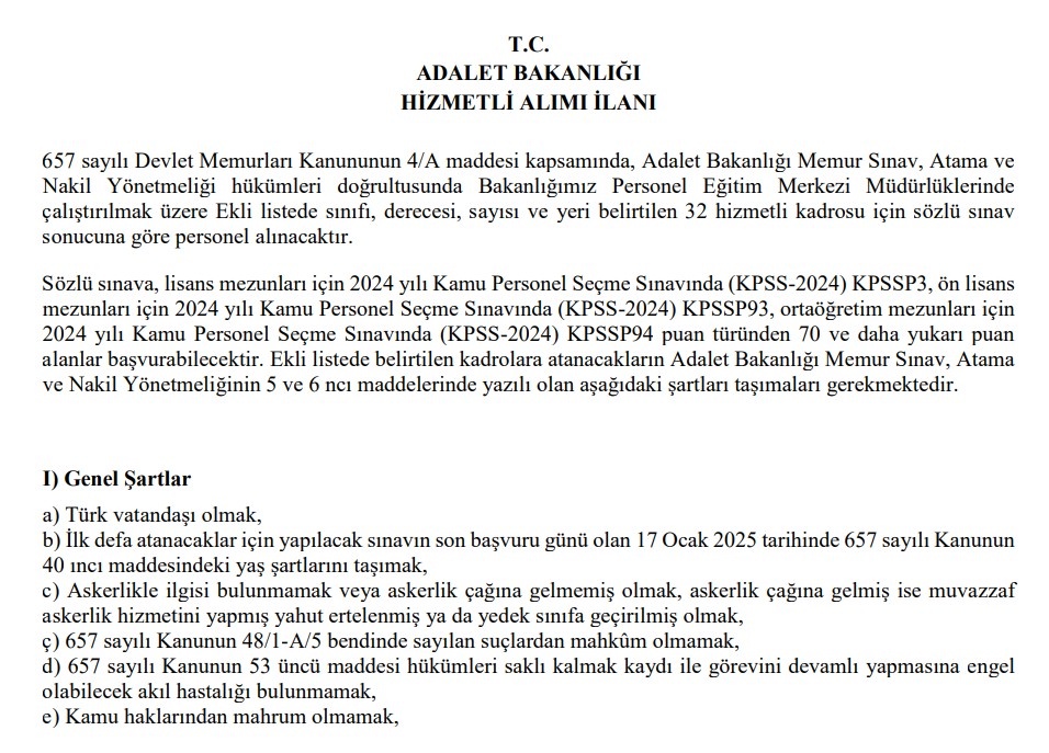 Devlet kapısında çifte alım müjdesi! KPSS’de 55- 70 puan almak yetecek!  