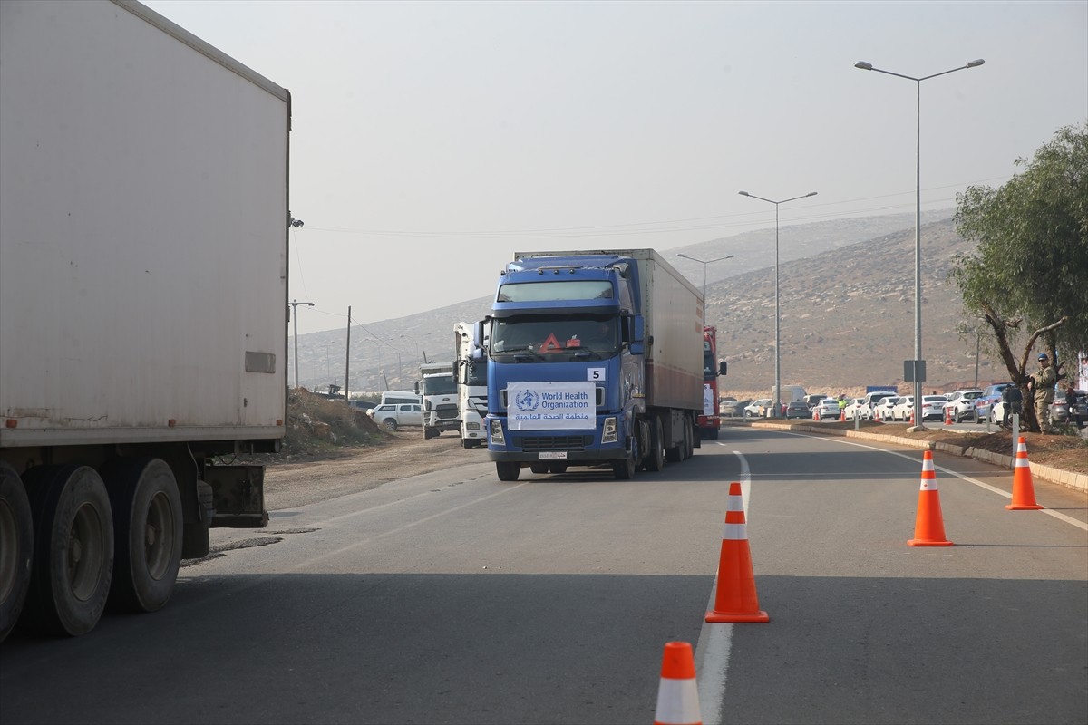Dünya Sağlık Örgütü (DSÖ) tarafından Suriye'deki sağlık tesislerine ulaştırılmak üzere hazırlanan...