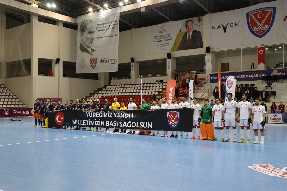 Erkekler Salon Hokey Süper Lig Süper Final müsabakaları, 4 takımın katılımıyla Amasya'da başladı....