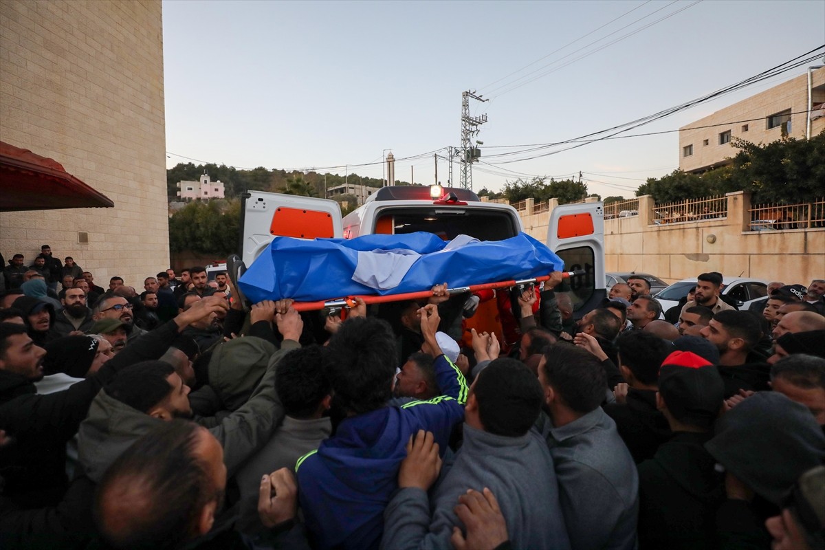 İsrail'in işgal altındaki Batı Şeria'nın Tubas kentinde yer alan Tamun beldesine insansız hava...