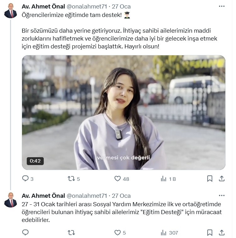 Kırıkkale'den Eğitim Desteği Müjdesi: 27-31 Ocak Tarihleri Arasında Başvurular Alınacak