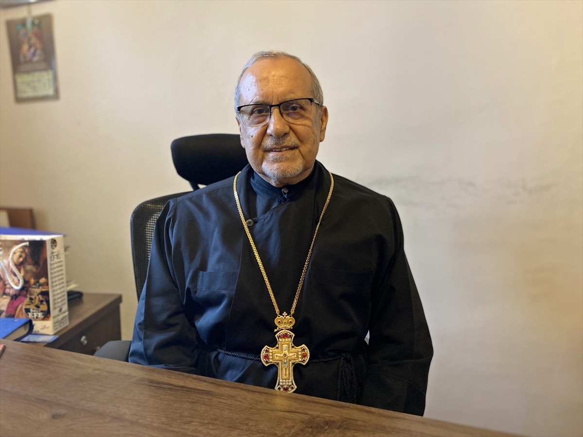Mersin Rum Ortodoks Kilisesi Pederi Coşkun Teymur, Anadolu Ajansının (AA) gözünden 2024'e damga...