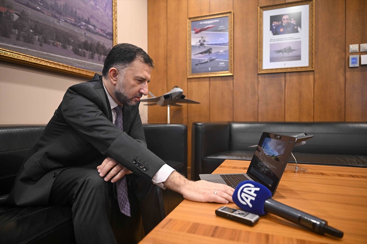 Türk Havacılık ve Uzay Sanayii (TUSAŞ) Genel Müdürü Mehmet Demiroğlu, Anadolu Ajansının (AA)...