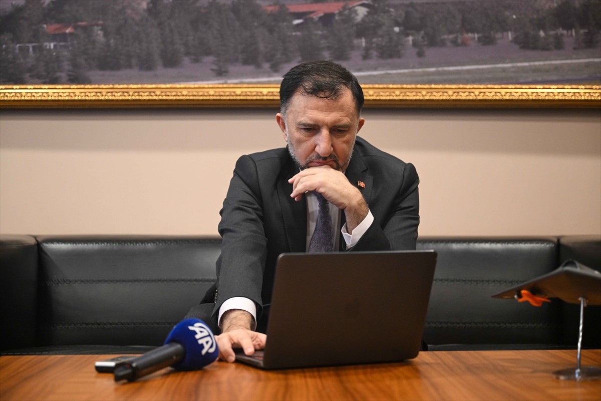 Türk Havacılık ve Uzay Sanayii (TUSAŞ) Genel Müdürü Mehmet Demiroğlu, Anadolu Ajansının (AA)...