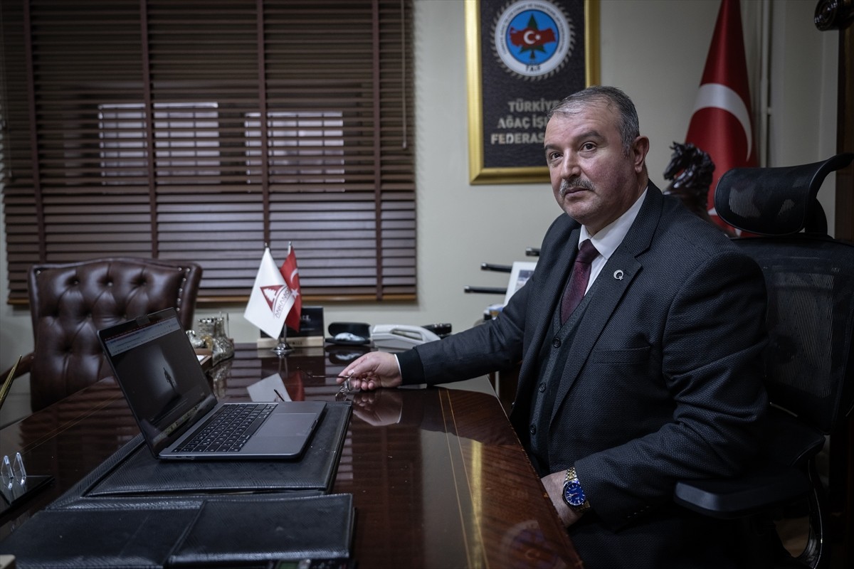 Türkiye Ağaç İşleri Federasyonu (TAİF) Genel Başkanı Hüseyin Taklacı, Anadolu Ajansının (AA)...