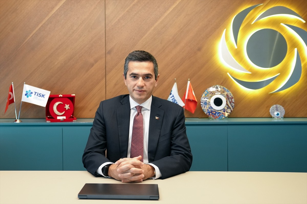 Türkiye İşveren Sendikaları Konfederasyonu (TİSK) Yönetim Kurulu Başkanı Özgür Burak Akkol, AA'nın...