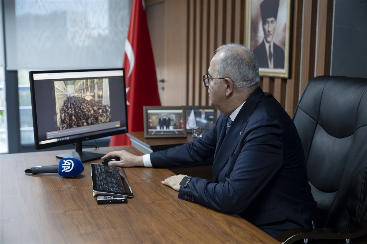 Türkiye Voleybol Federasyonu Başkanı Mehmet Akif Üstündağ, Anadolu Ajansının (AA) gözünden 2024'e...