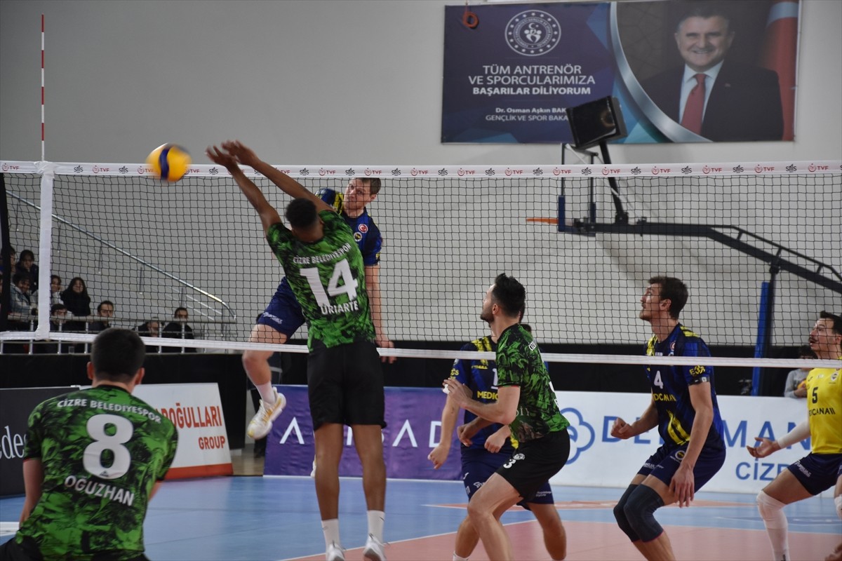 Voleybol SMS Global Efeler Ligi'nin 15. hafta mücadelesinde Rams Global Cizre Belediyespor ile...
