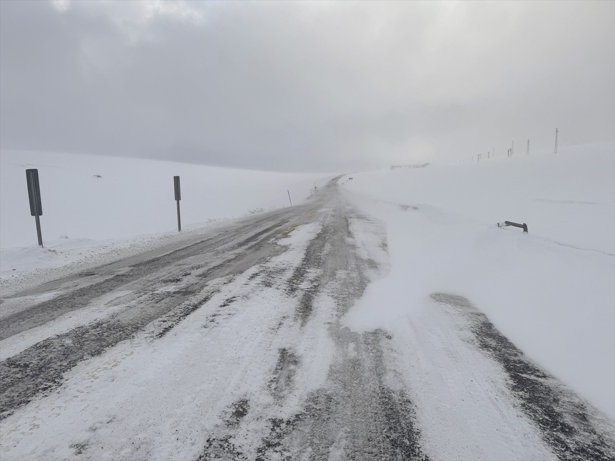Ardahan'da kar ve yoğun tipi, ulaşımda aksamalara neden oldu. Kenti Karadeniz'e bağlayan...