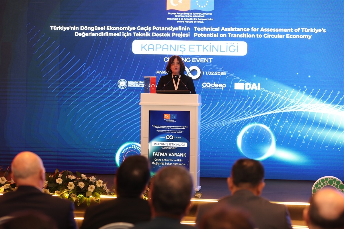Çevre, Şehircilik ve İklim Değişikliği Bakan Yardımcısı Fatma Varank, Ulusal Döngüsel Ekonomi...