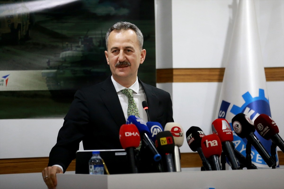 Cumhurbaşkanlığı Savunma Sanayii Başkanı Haluk Görgün, Kayseri Sanayi Odasında (KAYSO) düzenlenen...