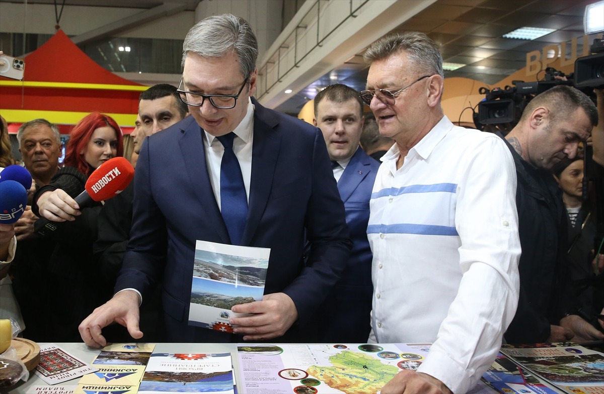 Sırbistan'ın başkenti Belgrad'da 46. Uluslararası Turizm Fuarı açıldı. Sırbistan Cumhurbaşkanı...
