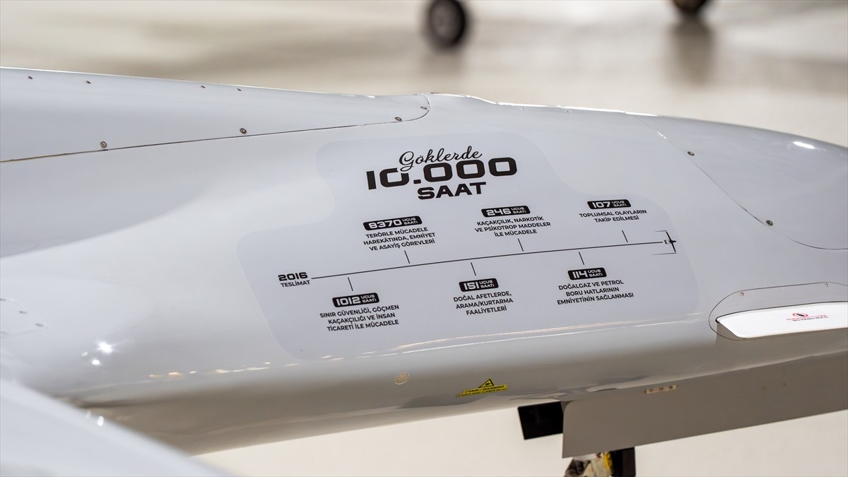 Türkiye’nin ilk SİHA'sı Bayraktar TB2'nin, gökyüzünde 1 milyon saati aşkın uçuş tecrübesine ulaşan...