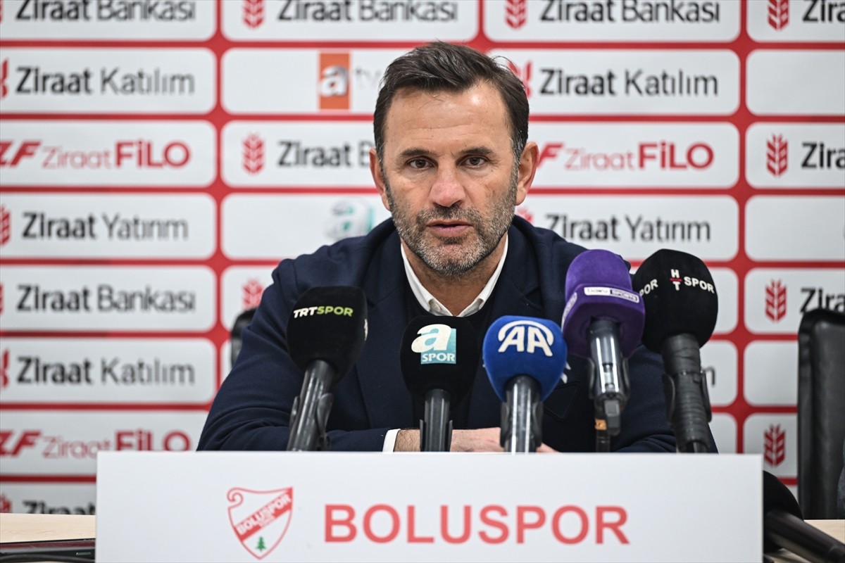 Ziraat Türkiye Kupası C Gurubu ikinci maçında Geosis Boluspor'u 4-1 yenen Galatasaray'ın teknik...