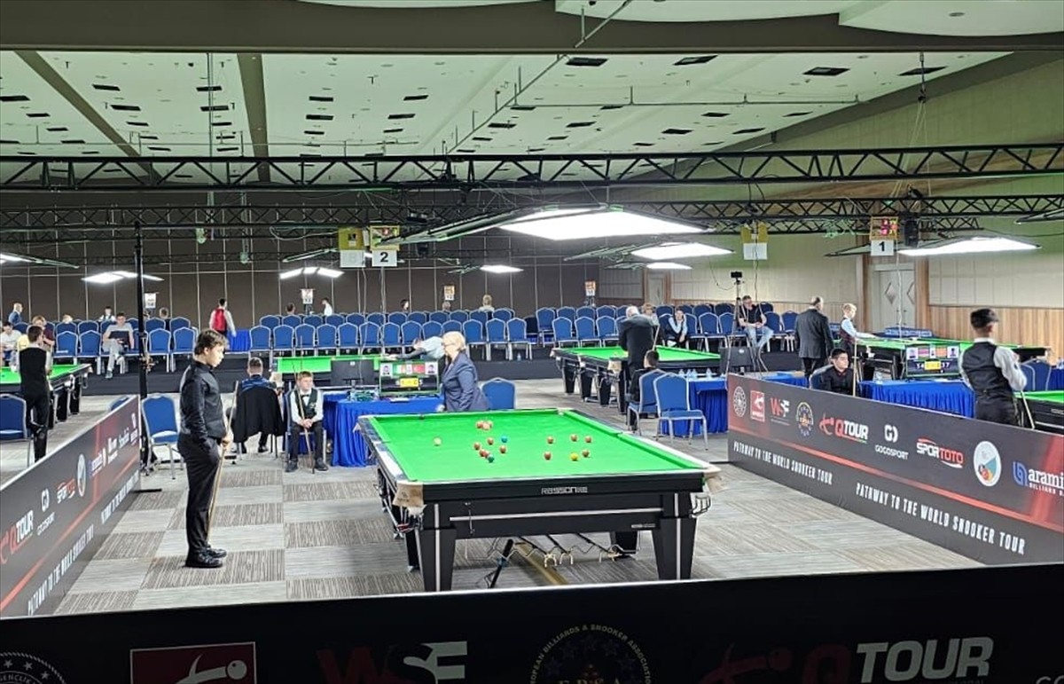 Antalya'da düzenlenen 2025 Avrupa Snooker Şampiyonası başladı. Belek Turizm Merkezi'ndeki...