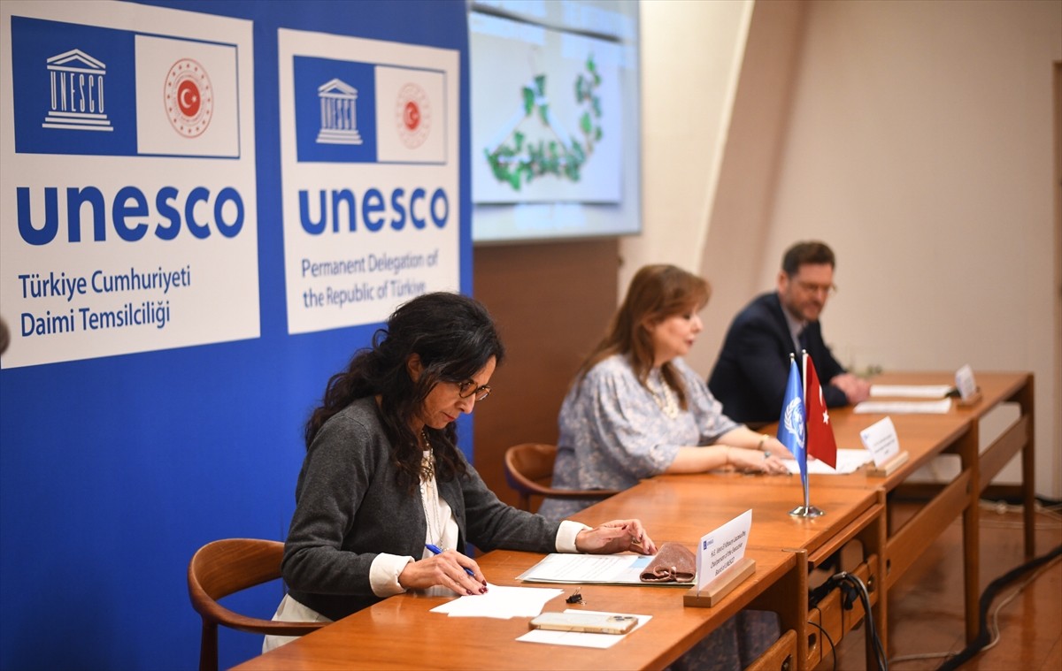 Birleşmiş Milletler Eğitim, Bilim ve Kültür Örgütü (UNESCO) Genel Merkezi'nde, Türkiye'nin UNESCO...