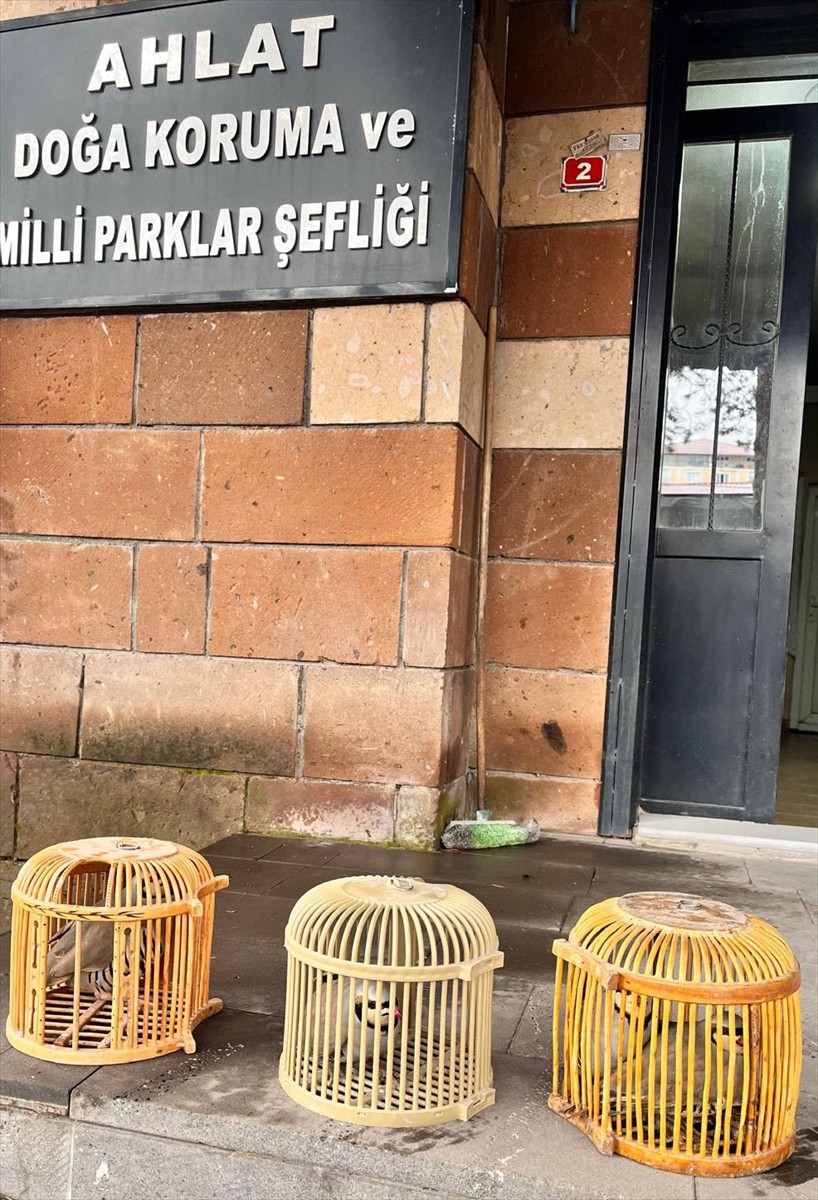 Bitlis Doğa Koruma ve Milli Parklar (DKMP) Müdürlüğü Ahlat Şube Şefliğince, yasa dışı keklik...