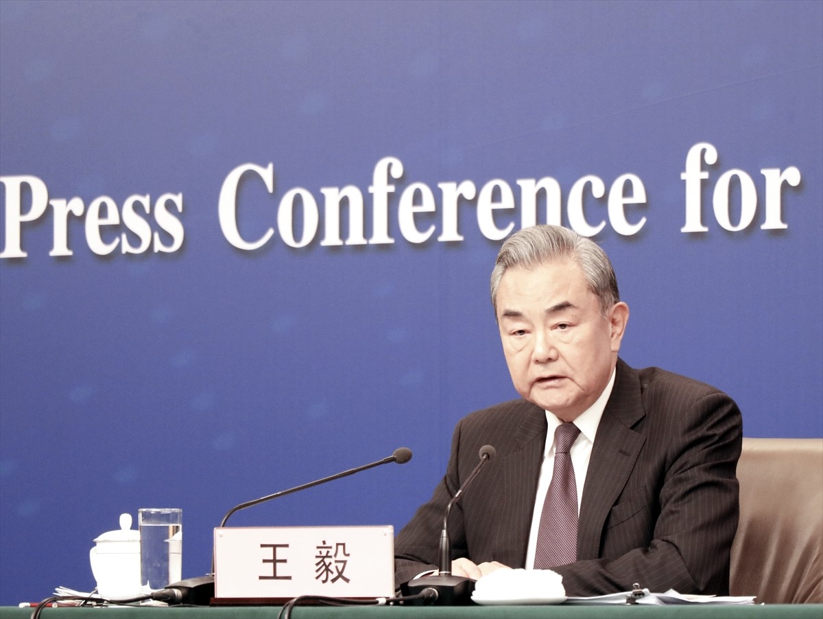 Çin Dışişleri Bakanı Vang Yi, Çin Ulusal Halk Kongresinin yıllık genel kurulu kapsamında başkent...