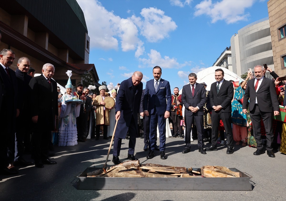 Cumhurbaşkanı Recep Tayyip Erdoğan, İstanbul'da düzenlenen 21 Mart Nevruz Günü Anma Programı...