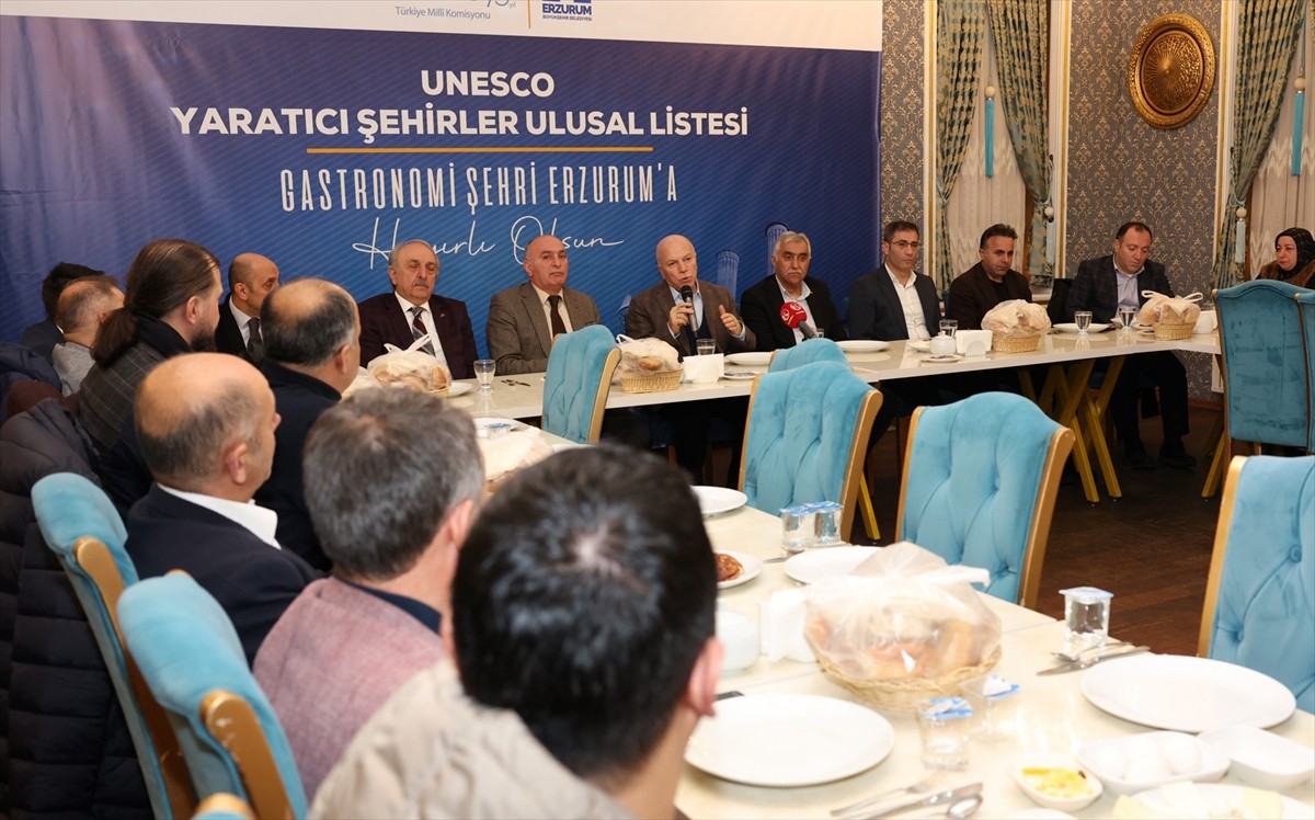Erzurum Büyükşehir Belediye Başkanı Mehmet Sekmen, Erzurum'un gastronomi alanında UNESCO'nun...