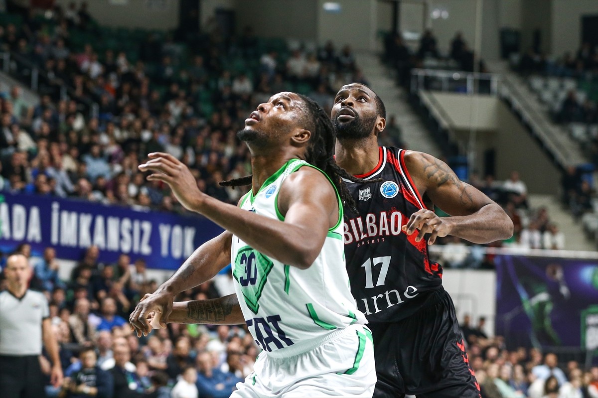 FIBA Erkekler Avrupa Kupası çeyrek final rövanşında TOFAŞ ile Bilbao Basket TOFAŞ Spor Salonu'nda...