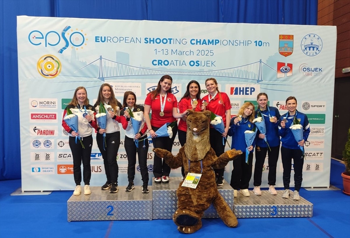 Hırvatistan'da düzenlenen Avrupa Havalı Silahlar Şampiyonası'nda Şevval İlayda Tarhan, Şimal...