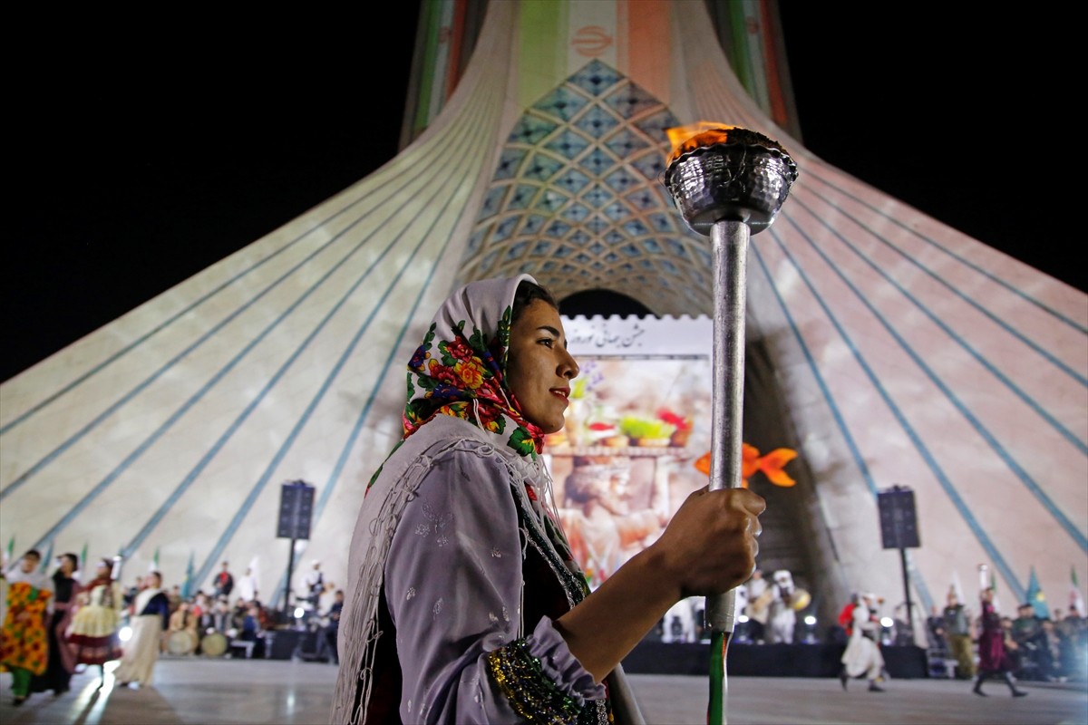 İran'ın başkenti Tahran'da, geleneksel Nevruz Bayramı kutlamaları kapsamında Uluslararası Nevruz...