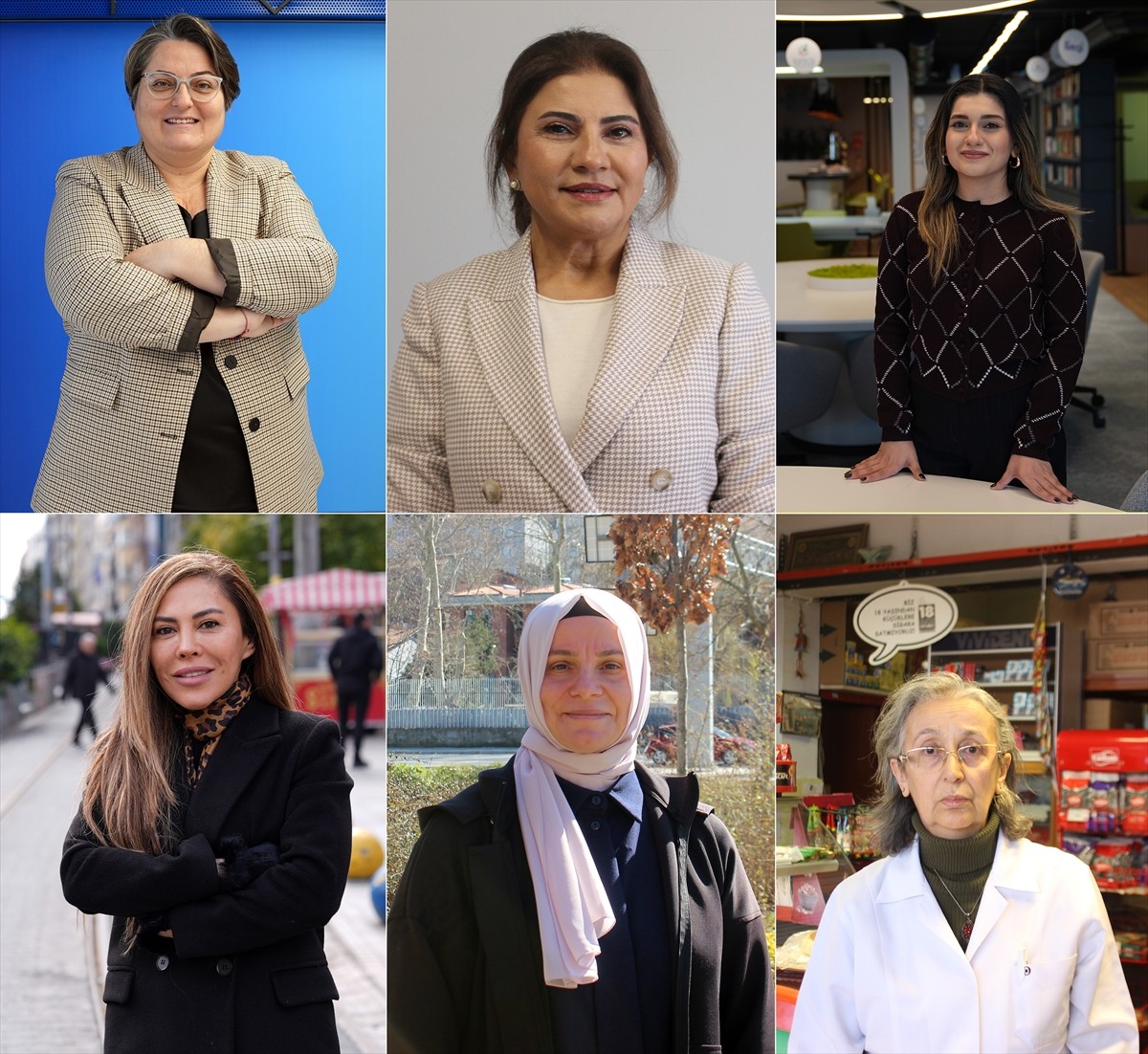 İş hayatında sayısı ve etkinliği giderek artan kadınlar, akademiden iş dünyasına, esnaflıktan...