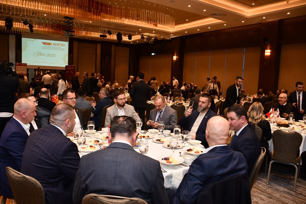 Makedonya-Türkiye Ticaret Odası (MATTO) tarafından başkent Üsküp'te iftar programı düzenlendi....