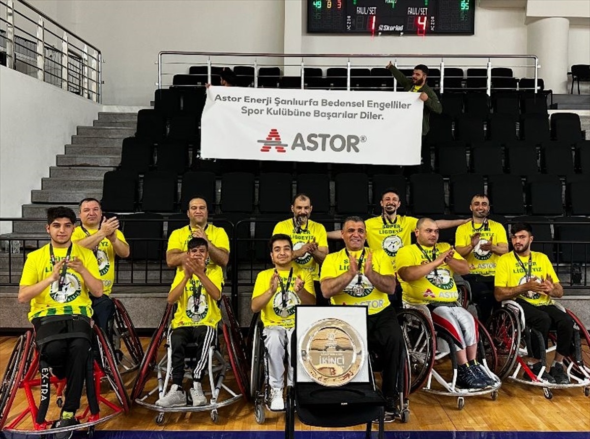 Tekerlekli Sandalye Basketbol 1. Lig B Grubu ekiplerinden Astor Enerji Şanlıurfa Bedensel...