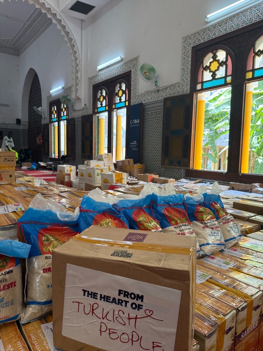 Türk İşbirliği ve Koordinasyon Ajansı Başkanlığı (TİKA), Gabon'un başkenti Librevil'in farklı...
