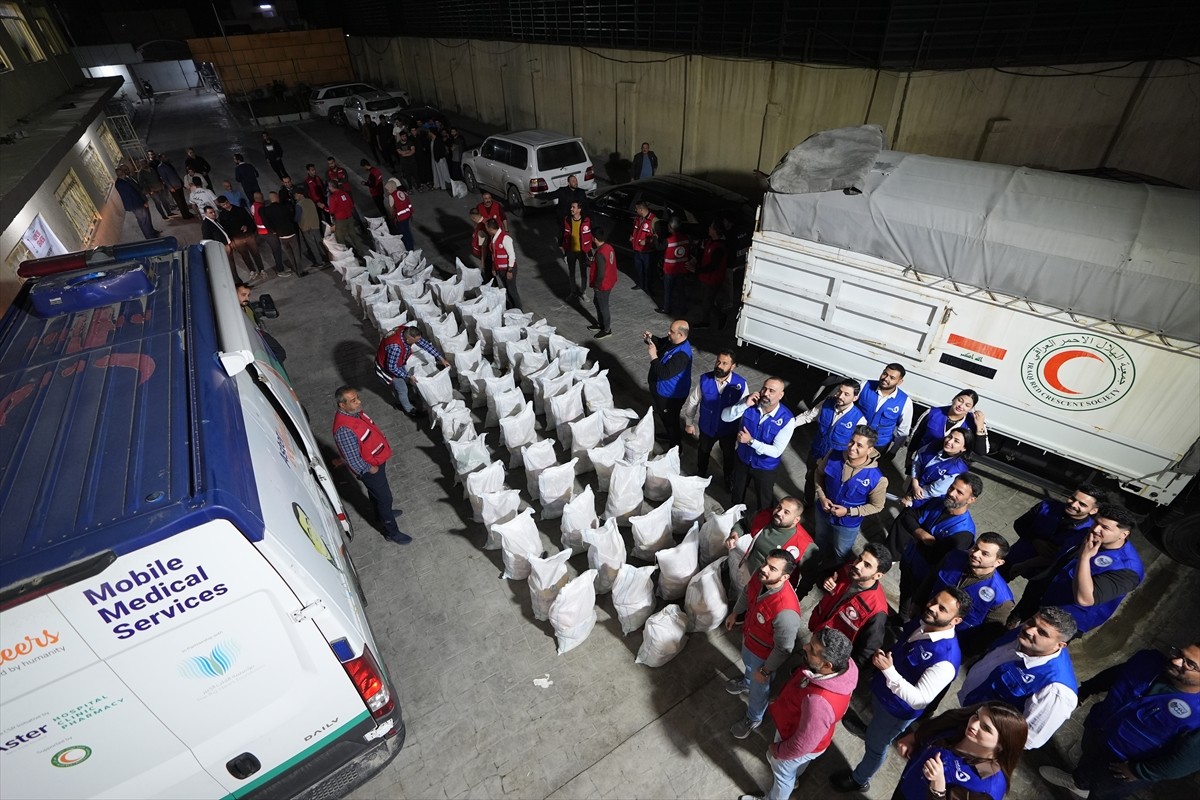 Türk Kızılayı Irak Delegasyonu tarafından Bağdat’ta yurtta kalan üniversite öğrencilerine ramazan...