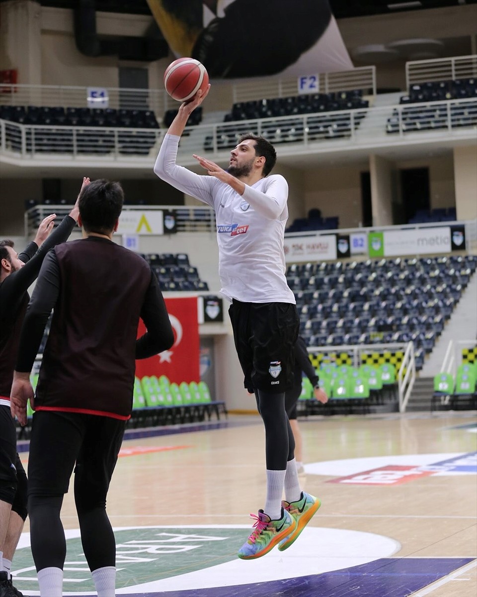 Türkiye Sigorta Basketbol Süper Ligi'nin 22. haftasında Yukatel Merkezefendi Belediyesi Basket...