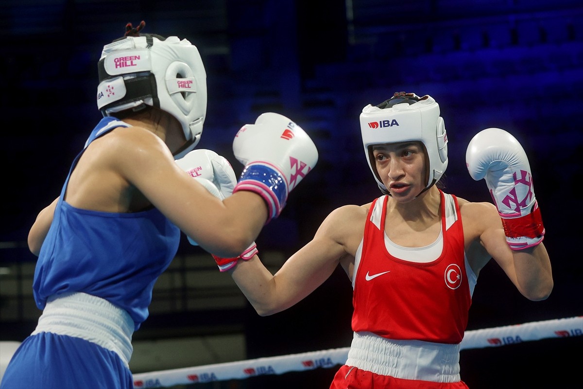 Uluslararası Boks Birliği (IBA) tarafından Sırbistan'ın Niş kentinde düzenlenen Dünya Kadınlar...