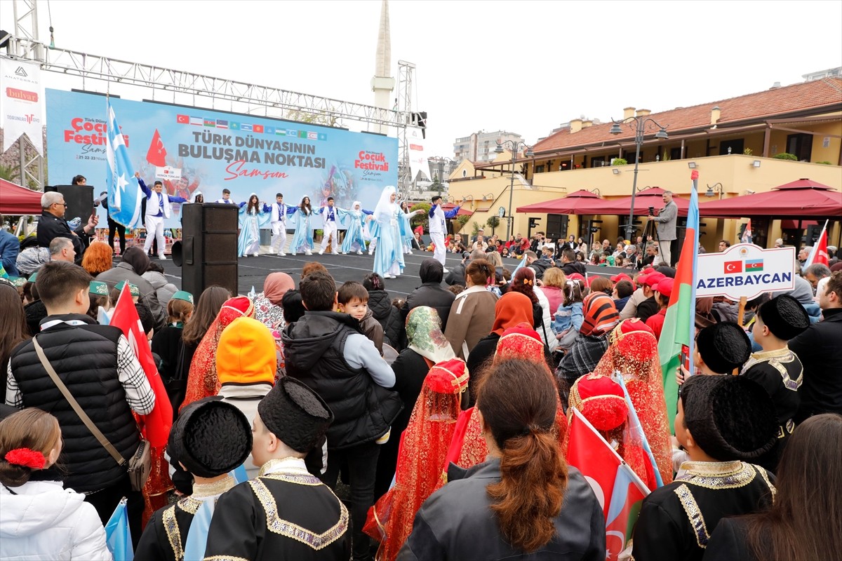 23 Nisan Ulusal Egemenlik ve Çocuk Bayramı etkinlikleri kapsamında Samsun'da gerçekleştirilen...