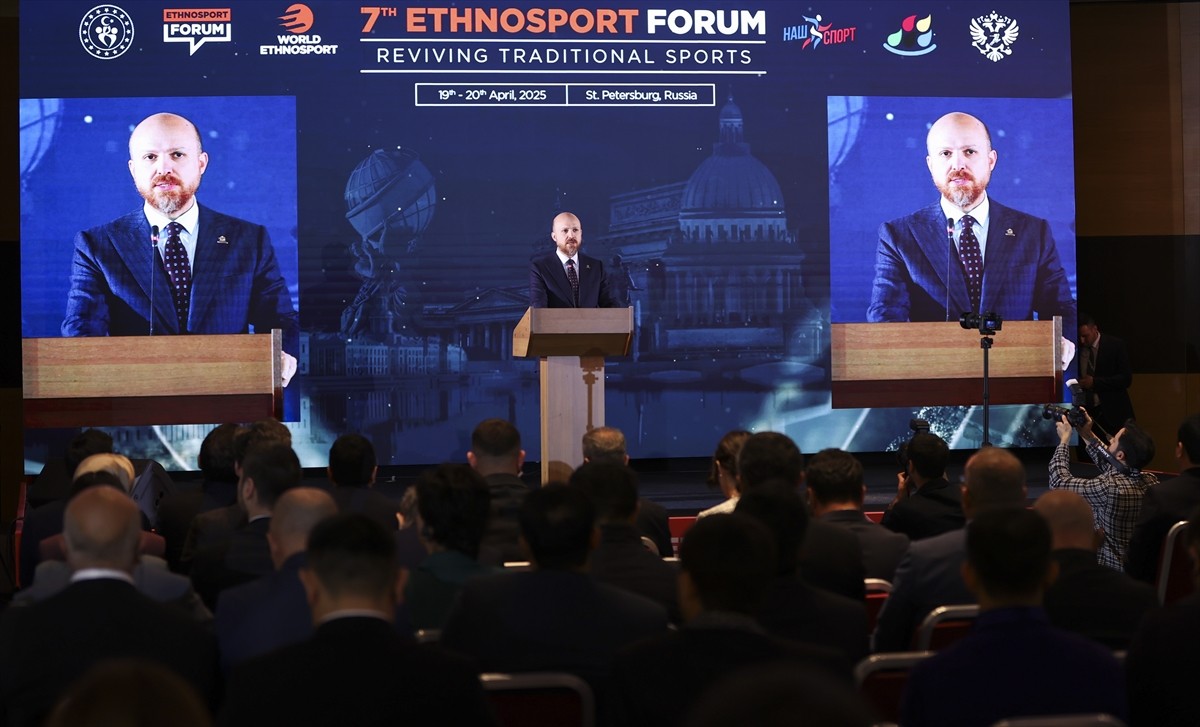 Anadolu Ajansının "Global İletişim Ortağı" olduğu, Rusya'nın St. Petersburg kentindeki 7. Etnospor...