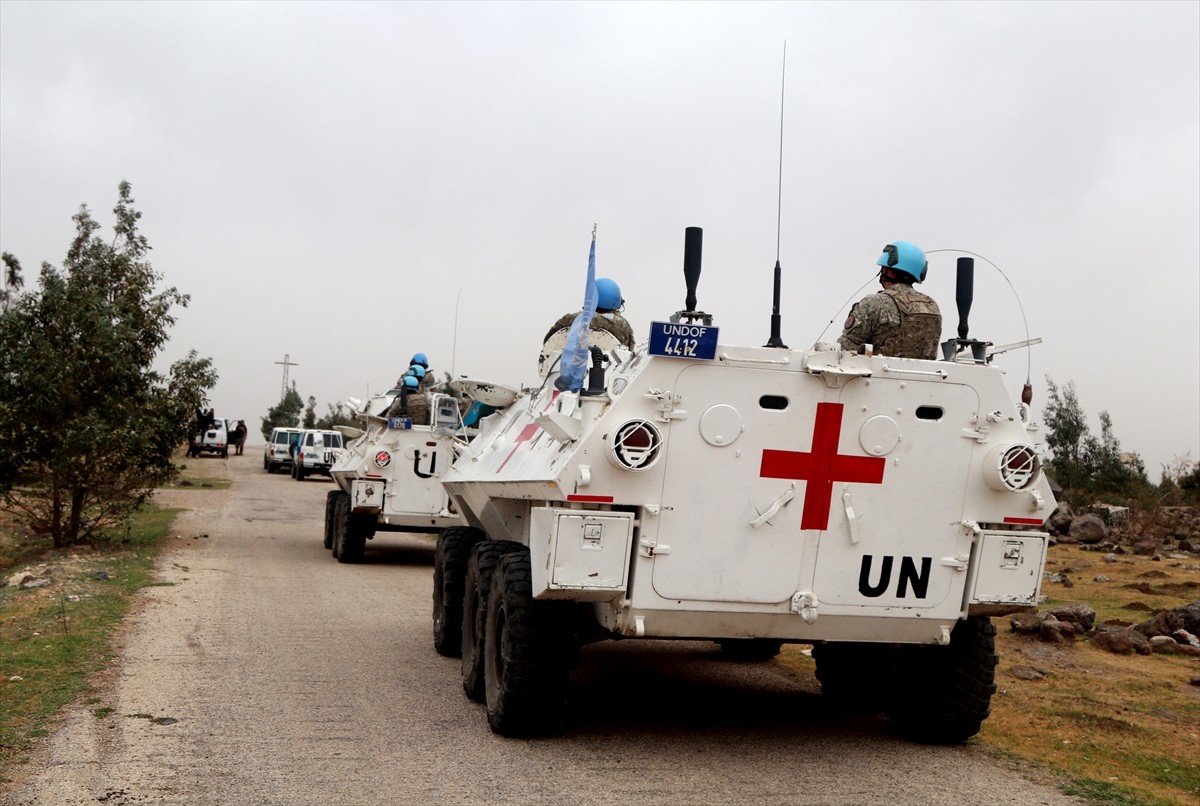 Birleşmiş Milletlerin (BM) Golan Tepeleri'ndeki Ateşkes Gözlem Gücü (UNDOF), Suriye'nin...