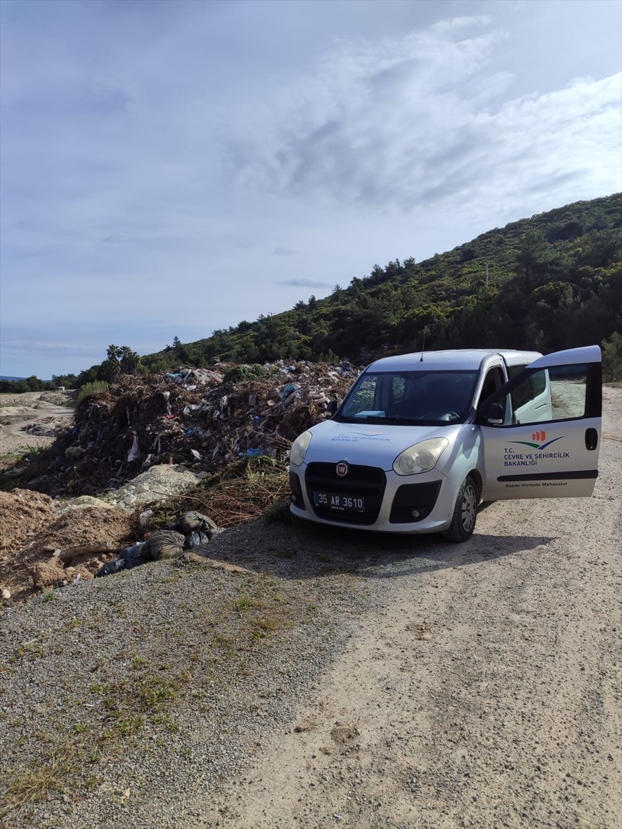 Çevre, Şehircilik ve İklim Değişikliği Bakanlığı, açık alana döktükleri atıklardan oluşan kirlilik...