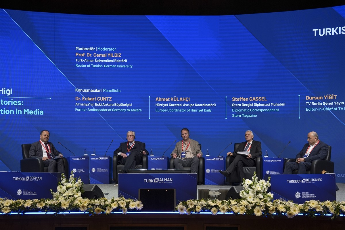 Cumhurbaşkanlığı İletişim Başkanlığının düzenlediği "Türk-Alman Medya Forumu" kapsamında "İki...