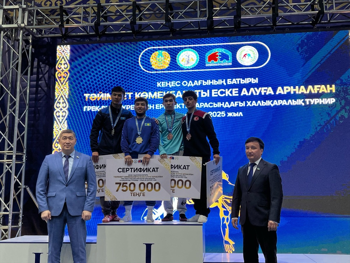 Grekoromen Güreş Milli Takımı, Kazakistan'da Tayımbet Kömekbaev anısına düzenlenen Uluslararası...