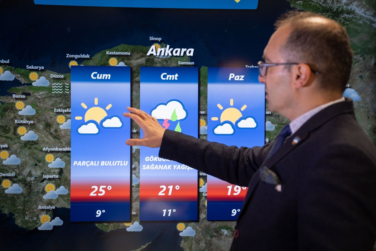 Hafta sonu yurdun kuzey bölgelerinde sağanak etkili olacak, sıcaklıklar mevsim normallerinde...